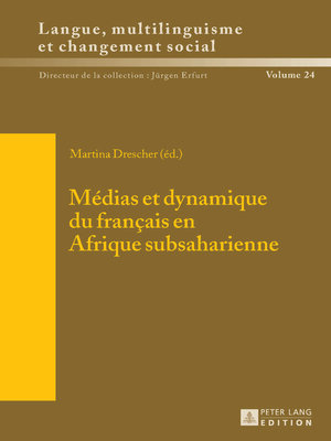 cover image of Médias et dynamique du français en Afrique subsaharienne